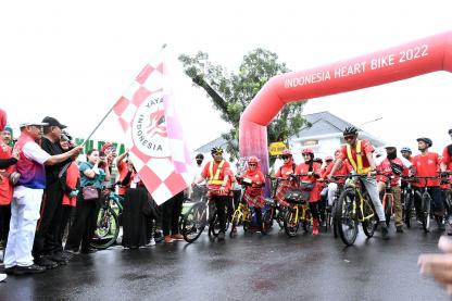 Antusias Ikuti Indoensia Heart Bike 2022 di Medan, Nawal Lubis Ajak Masyarakat Jadikan Olahraga Sebagai Gaya Hidup Sehat